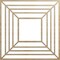 Ekena Millwork Raven Wood Fretwork Pierced Ceiling Medallion, Hickory, 36"OD x 13 1/4"ID x 3/8"T CMWP36X36X0375RAHI - alternate 1